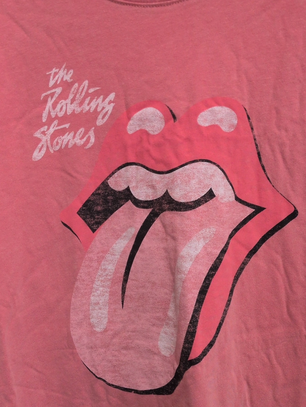 Rolling Stones Pink Soft Woman's T-shirt - Picture 2 of 5